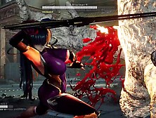 Stellar Blade Taimanin Asagi Cartoon Mod & Stalker Boss Replacement