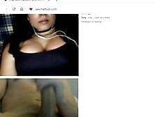 Busty Omegle Teen Flashing Perfect Tits