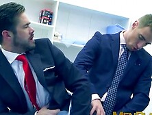 MEN PLAYING - Young Kayden Gray missionary fucked doctor Mike De Marko on the table (Mike DeMarko)
