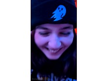 Exxxtra Petite PAWG Part three.  Rides Me - Oral job - Doggy style and a Facial