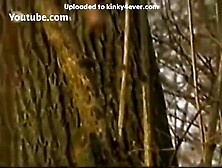 German Women Wraparound Gagged And Bound In A Wood