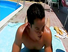 Supreme Looking Youthful Gay Fucks A Young Pool Cleaning Guy