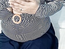 Oil Massage after showing big boobs with hot moaning in hindi during Live Webcam Show