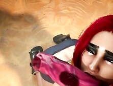 Конюшня монстров Девушка из конюшни трахнута гигантским конным монстром 1 серия