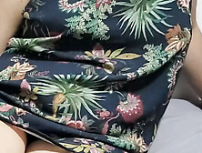 Chubby Ass Wife Showing Her New Panties