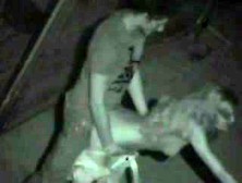 Amateur Nightvision Outside Fuck 2