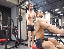 Hunk,  Gym,  Naked Gym Workout