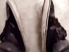 Moist Vans and Jeans in the Shower