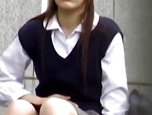 Voyeur captures every second of pussy poking till pee