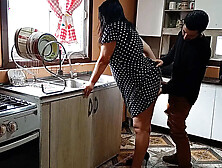 Caught My BBW Stepmom Kelly Fucking Step Nephew In Kitchen - Cheating Taboo Sex