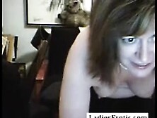 Granny And Her Big Scary Boobs On Webcam Skype