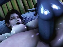 A Stern Man Fucks A Bitch With His Monster Cock And Cums In Anal And Pussy - 3d Hard Hentai Porn