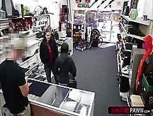 Brunette And Hot Thieves Gets Caught By Shawn And Fucks One Of Them