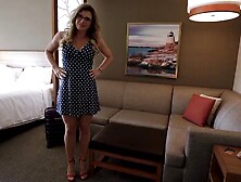 Quick And Hidden Hotel Anal With My Step Milf - Cory Chase