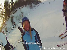 Snowboarder Honey Likes Dick