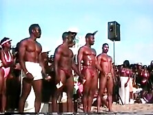 black men swimwear contest