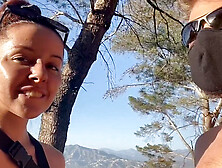 Steamy outdoor romp on a hiking trail with gorgeous Codey Steele and Vanna Bardot