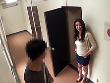 The Neighbor Wife Wears Short Skirts Looks Horny,  Seems Like She's Not Having Sex With Her Husband...