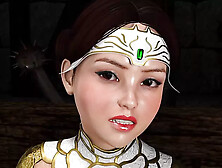 Anime - Gang-bang with dark schlong in the jungle