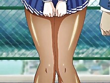 Full-bosomed anime girl gets hard cock in tits and pussy