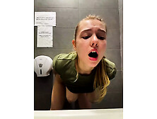 Extreme Public Fingering tight butt-sex close up.  Vibrator in rear-end