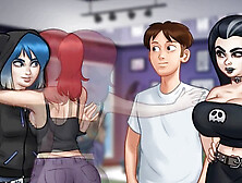 Hot teen redhead moaning in anime style