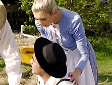 Virgin Amish Girl Asks Lover To Fuck Her Butthole But Not Pussy