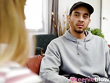 Petite Teen Sensation - Small Frame Girl Destroying Her Face With A Huge Dick