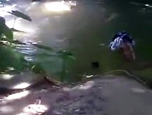 Bangla Girl Rina Bathing In Pond