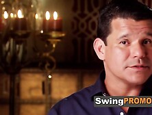 Mature married couple has mutual fun with some horny ladies