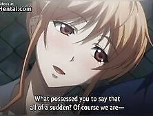 Hentai amazing busty teens fucking horny friend