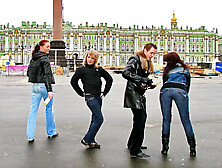 Kinky student group sex before holidays