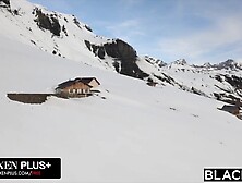 BLACKED Sexy Recent Angel Group Blake Blossom,  Sky Wonderland & Scarlet Skies Have Avid three BBC Fuckfest