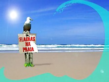 Mulata No Flagra Batendo Punheta E Fodendo Na Praia