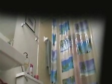 Spying on Nude Sister Caught on Spy Cam in Shower