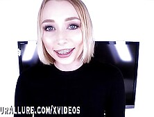 ATHENA MAY SHOWS OFF HER BRACES WHILE SUCKING AND FUCKING