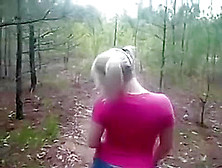 Blowjob In The Woods