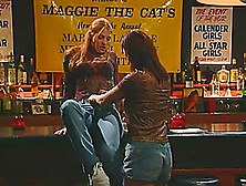 Tina Tyler And Mandi Frost Have Lesbian Sex In A Bar