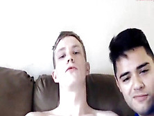 Straight Friend With Gay Friend On Web Cam Fellating