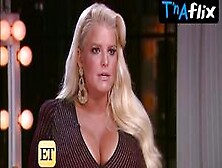 Jessica Simpson Breasts Scene In Entertainment Tonight