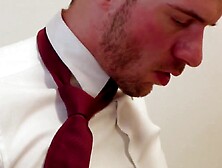 Damien Night was caught jerking by turned on neighbor