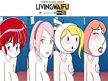 Twerk Lois Griffin Family Dude Sakura Haruno Naruto & Boruto Fionna Adventure Time Ranma One Two Cartoon