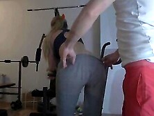 Big-Titted Teen's Post-Workout Fuck Session