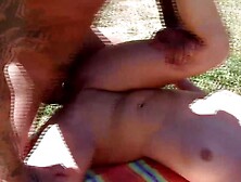 The Fiery Redhead With A Shaved Pussy Really Knows How To Enjoy Outdoor Sex