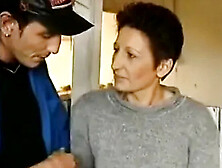 Short Hair Mature Slut Rides Big Hard Cock Outdoor