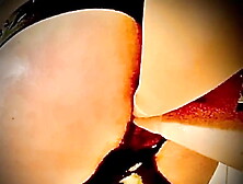 Bulgarian GF brutally punches & double fists BF