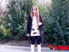 40 years old,  divorced,  and has AT NO TIME had sex with a ebony dude.  Meryledy premieres her 1st interracial movie scene on Nigg