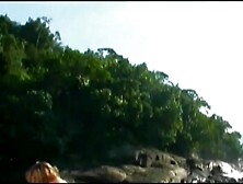 Hawt hot brunette hair ride a wonderful solid jock outdoor