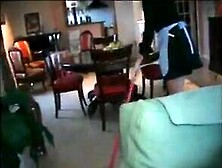 La femme de menage defoncee par le proprio et papy