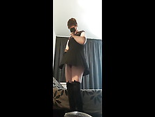 Chubby Cd - Windy Upskirt Tease & Masturbation